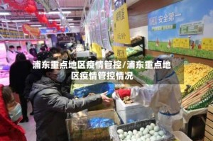 浦东重点地区疫情管控/浦东重点地区疫情管控情况
