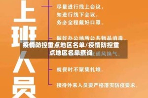 疫情防控重点地区名单/疫情防控重点地区名单查询