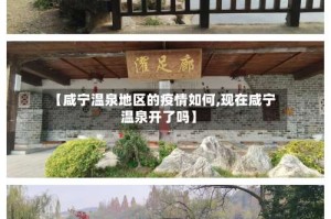 【咸宁温泉地区的疫情如何,现在咸宁温泉开了吗】
