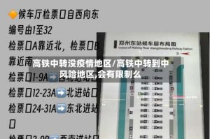 高铁中转没疫情地区/高铁中转到中风险地区,会有限制么