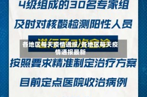 各地区每天疫情通报/各地区每天疫情通报最新