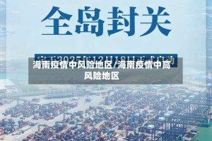 海南疫情中风险地区/海南疫情中高风险地区