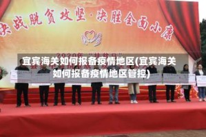 宜宾海关如何报备疫情地区(宜宾海关如何报备疫情地区管控)