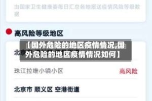 【国外危险的地区疫情情况,国外危险的地区疫情情况如何】