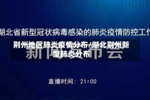荆州地区肺炎疫情分布/湖北荆州新型肺炎分布