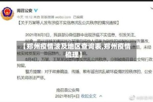 【郑州疫情波及地区查询表,郑州疫情梳理】