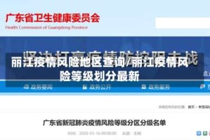 丽江疫情风险地区查询/丽江疫情风险等级划分最新