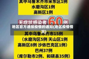 地区官方通报疫情的通知(地区疫情情况)
