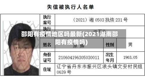 邵阳有疫情地区吗最新(2021湖南邵阳有疫情吗)-第3张图片