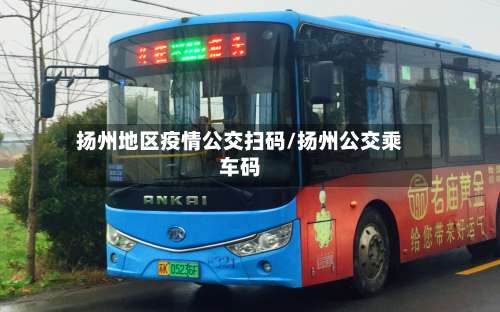 扬州地区疫情公交扫码/扬州公交乘车码-第3张图片