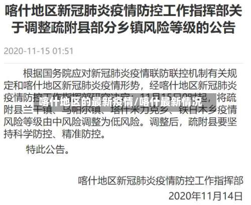 喀什地区的最新疫情/喀什最新情况-第3张图片