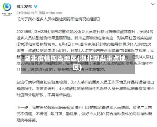 湖北疫情四类地区(湖北四类重点地区)-第2张图片