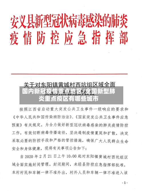 国内新冠疫情重点地区/全国新型肺炎重点疫区有哪些城市-第2张图片