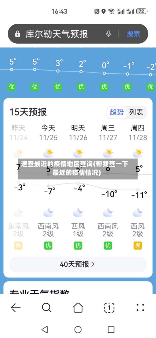 速查最近的疫情地区查询(帮我查一下最近的疫情情况)-第2张图片