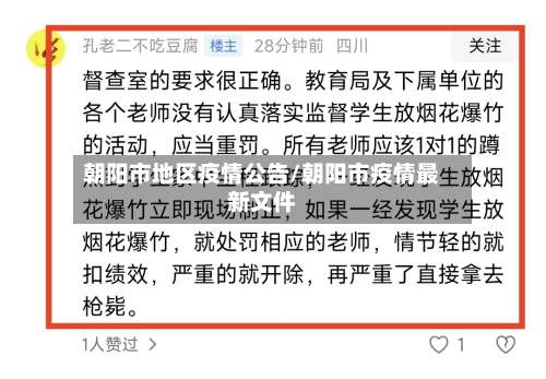 朝阳市地区疫情公告/朝阳市疫情最新文件-第3张图片
