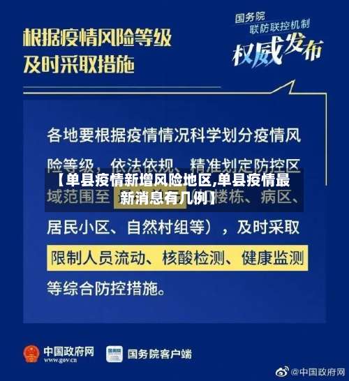 【单县疫情新增风险地区,单县疫情最新消息有几例】-第1张图片