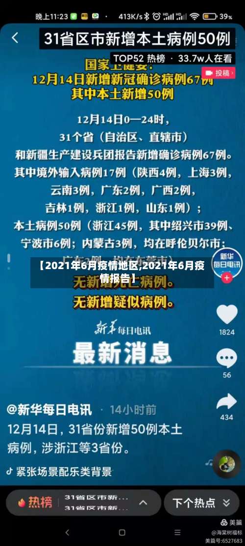 【2021年6月疫情地区,2021年6月疫情报告】-第1张图片