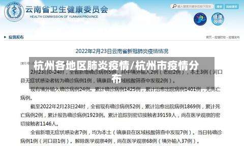 杭州各地区肺炎疫情/杭州市疫情分布-第2张图片