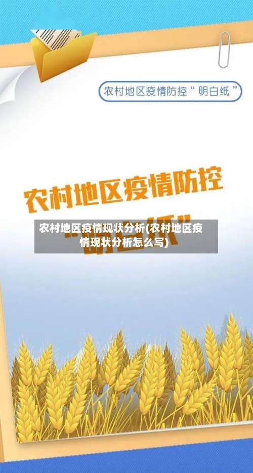 农村地区疫情现状分析(农村地区疫情现状分析怎么写)-第1张图片