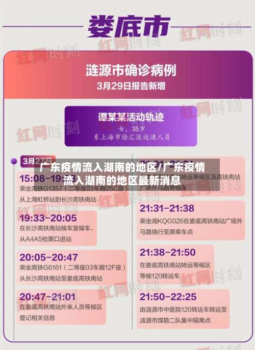 广东疫情流入湖南的地区/广东疫情流入湖南的地区最新消息-第2张图片