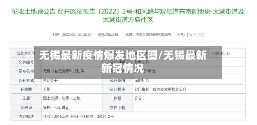 无锡最新疫情爆发地区图/无锡最新新冠情况-第1张图片