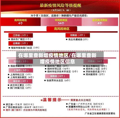 在哪里查新增疫情地区/在哪里查新增疫情地区信息-第1张图片